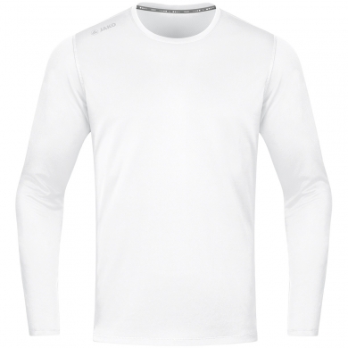 JAKO Sport Long Sleeve Shirt Run 2.0 (100% Polyester, breathable) white Boys